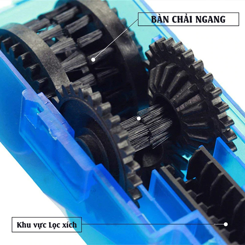 Dụng cụ chà vệ sinh rửa xích và líp, bánh răng và chữa tụt xích đa năng cho xe đạp Mai Lee - Hàng chính hãng