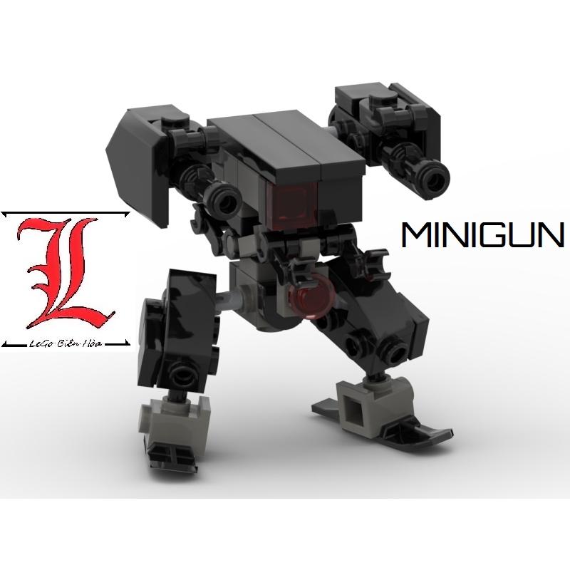 Đồ chơi lắp ráp Moc Mech Robot MiniGun