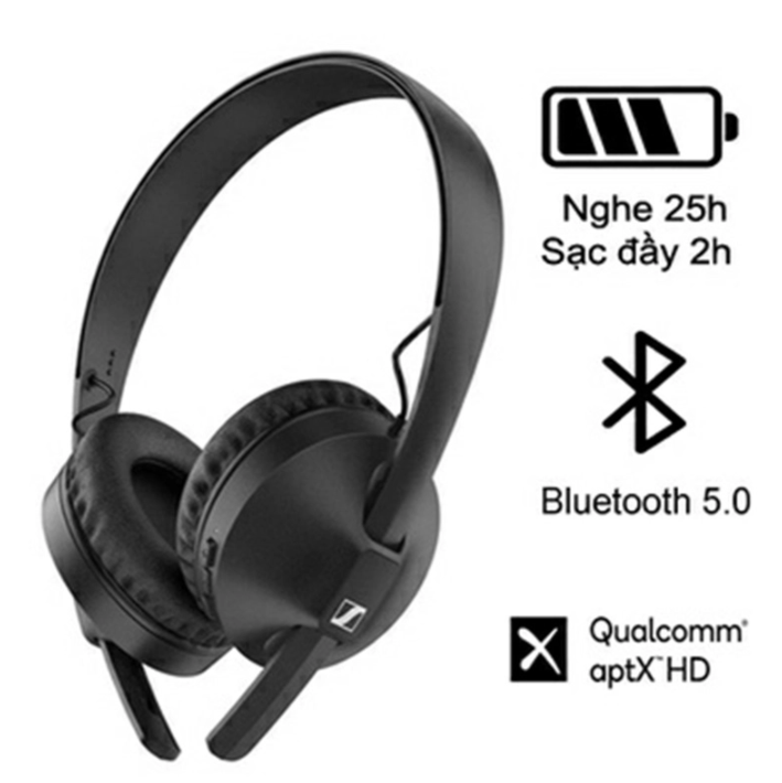 Tai Nghe Chụp Tai Bluetooth Sennheiser HD 250BT - Hàng Chính Hãng