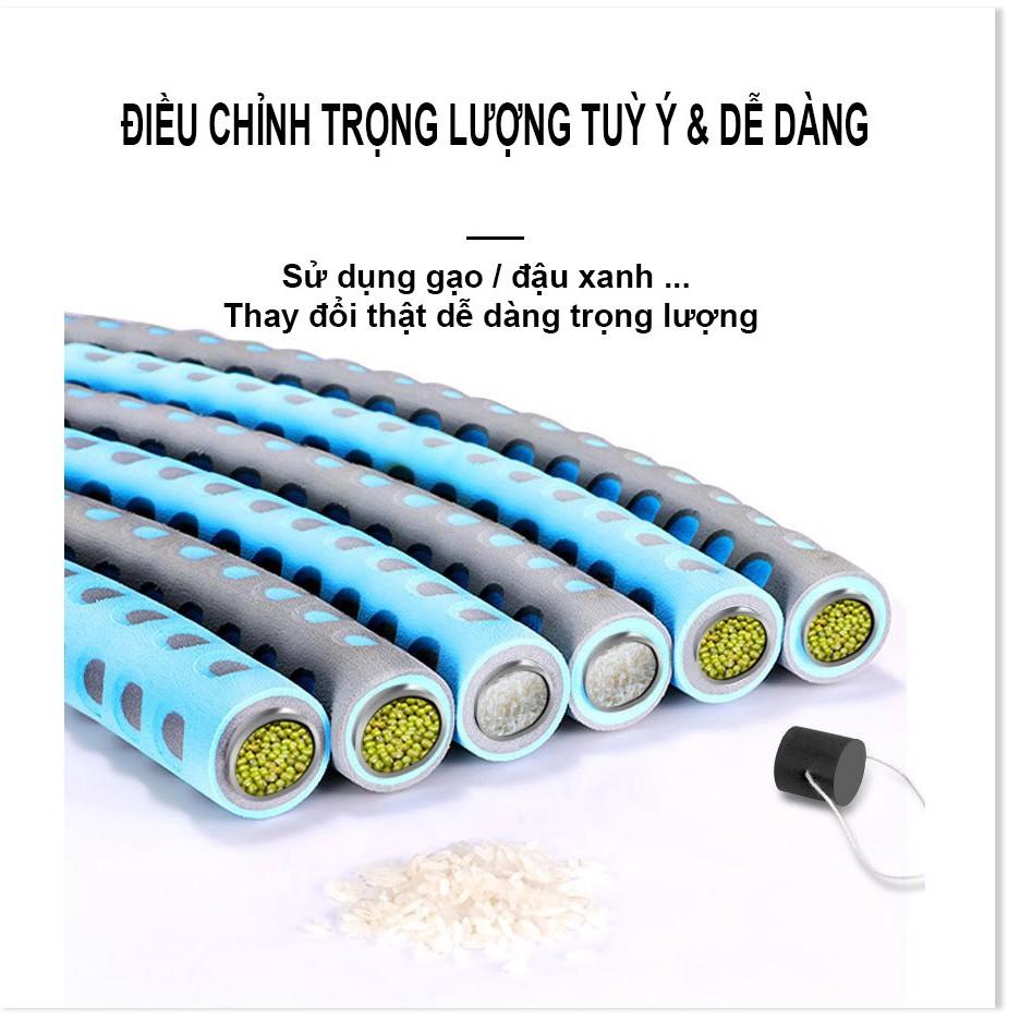 Vòng lắc eo massage khung kim loại tháo lắp Hula Hoop DK-501 Gia Dụng SG