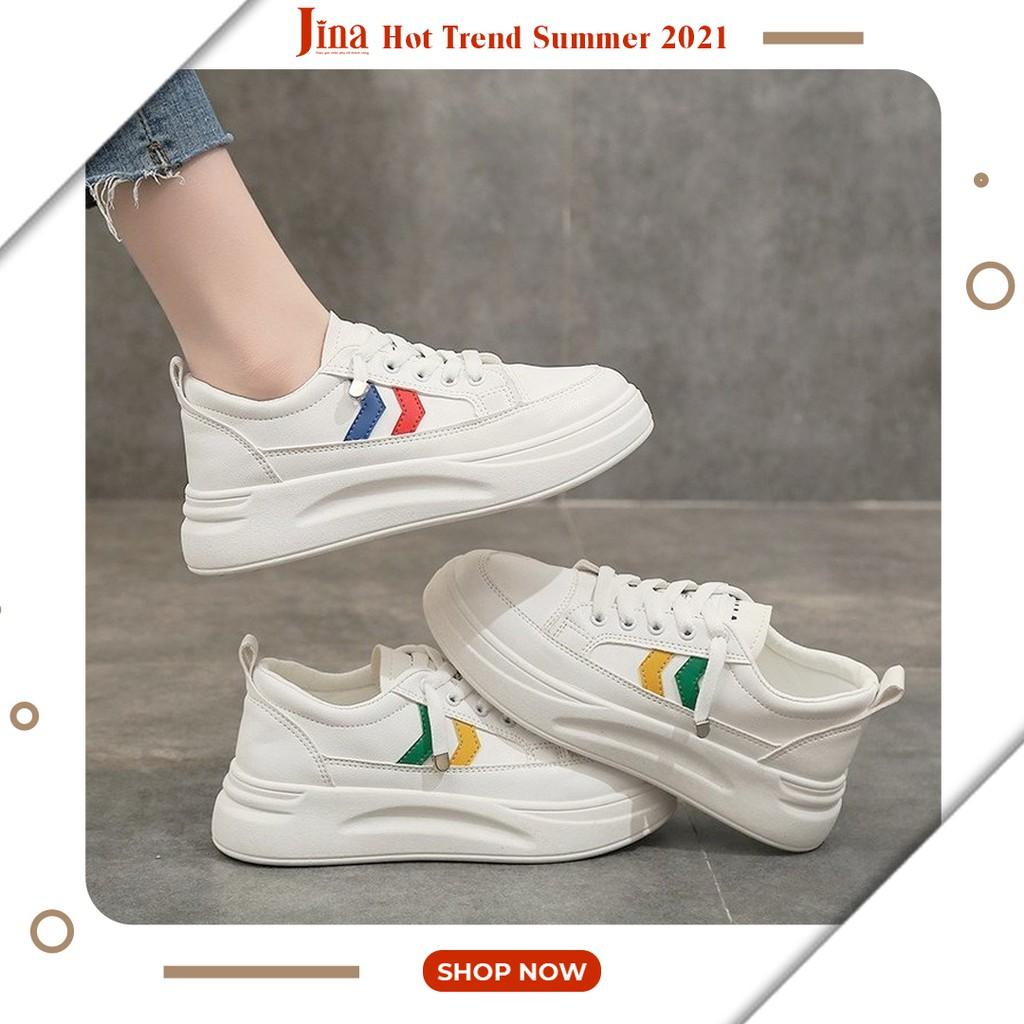  Giày Jina 1822 Sport Hàng CAO CẤP, Sneaker độn đế cao 5cm hách chiều cao chót vót cho chị em