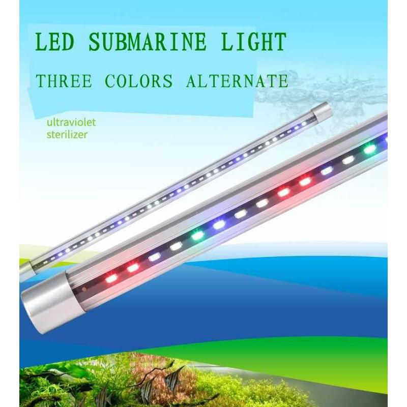ĐÈN HỒ CÁ ĐỔI MÀU rgb - LED T8 - 2 hàng bóng CHO HỒ CÁ