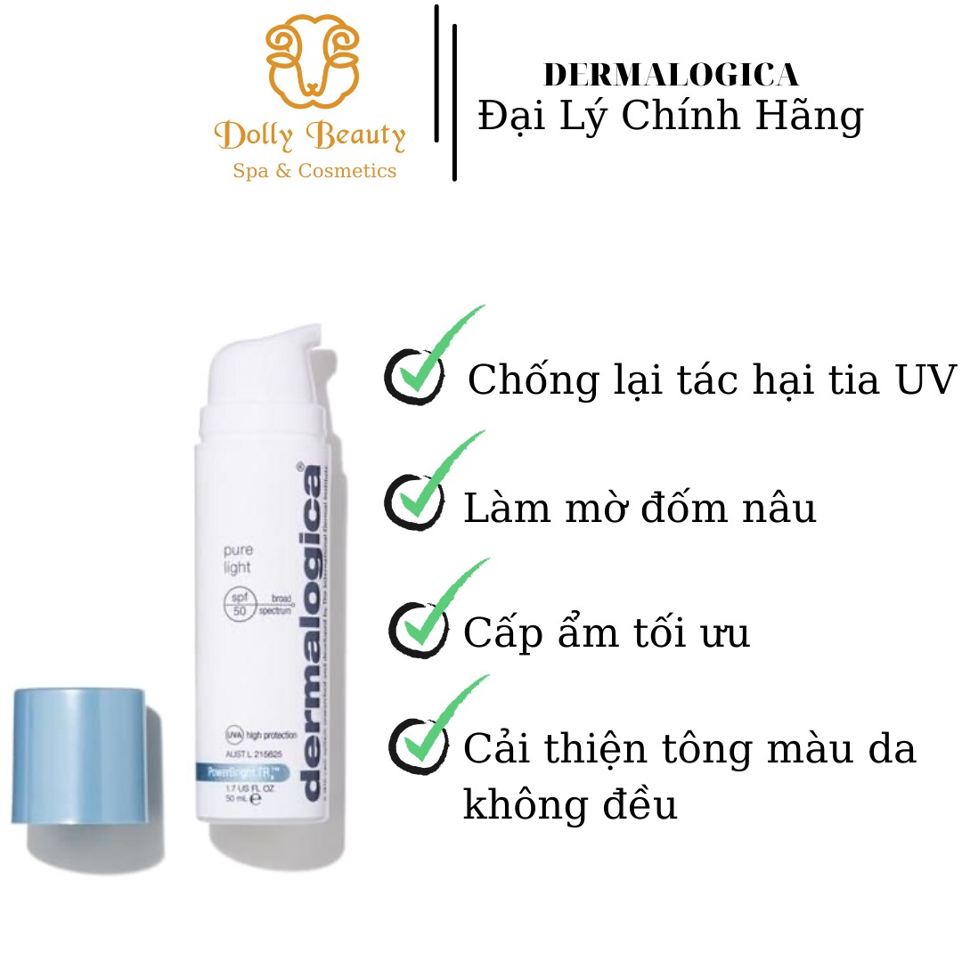 Kem chống nắng quang phổ rộng dành cho da nám Pure Light ( 50ml ) - DERMALOGICA