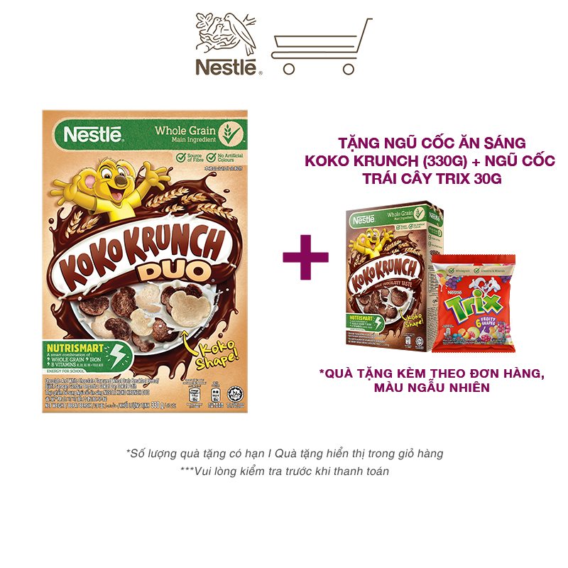 Ngũ cốc ăn sáng KOKO KRUNCH DUO (Hộp 330g)