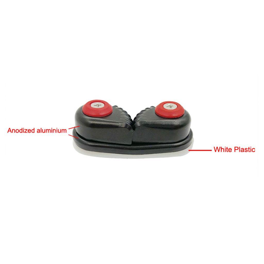 4pcs Aluminum Composite Sailboat Cam Cleat Entry 15mm Cam Cleat Line
