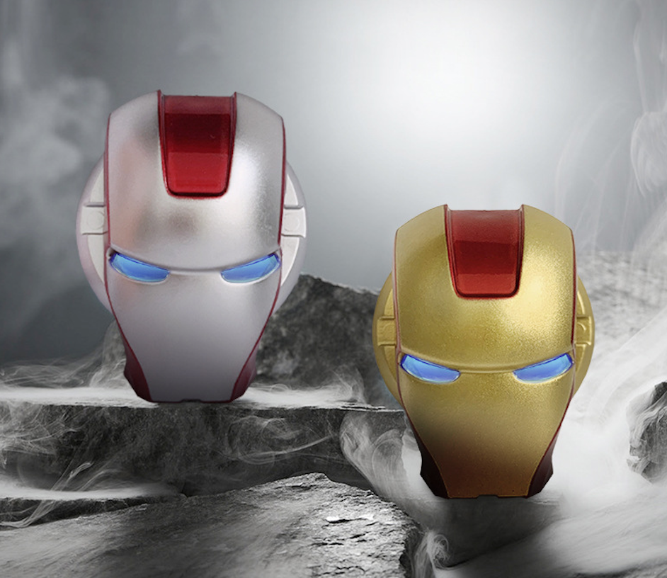 Miếng Dán Trang Trí NÚT KHỞI ĐỘNG XE ô tô - Tránh Vô Tình Chạm Nhầm | Hình IRON MAN Vui Nhộn