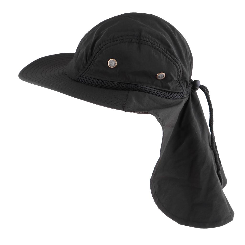 360-degree Outdoor Jungle Hat Shawl Neck Sun Protection Hat Face Protection Blue