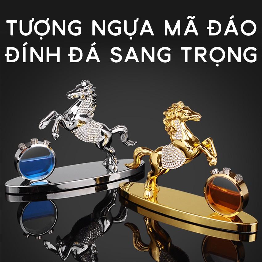 Tượng Ngựa Mã Đáo Thành Công, Ngựa Phi Quà Tặng Trang Trí Nhà Cửa Vật Phẩm Phong Thủy, Tượng Nước Hoa Để Ô Tô