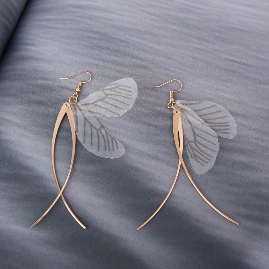 Bông Tai Cánh Chuồn Chuồn Cao Cấp KOREA Made Style