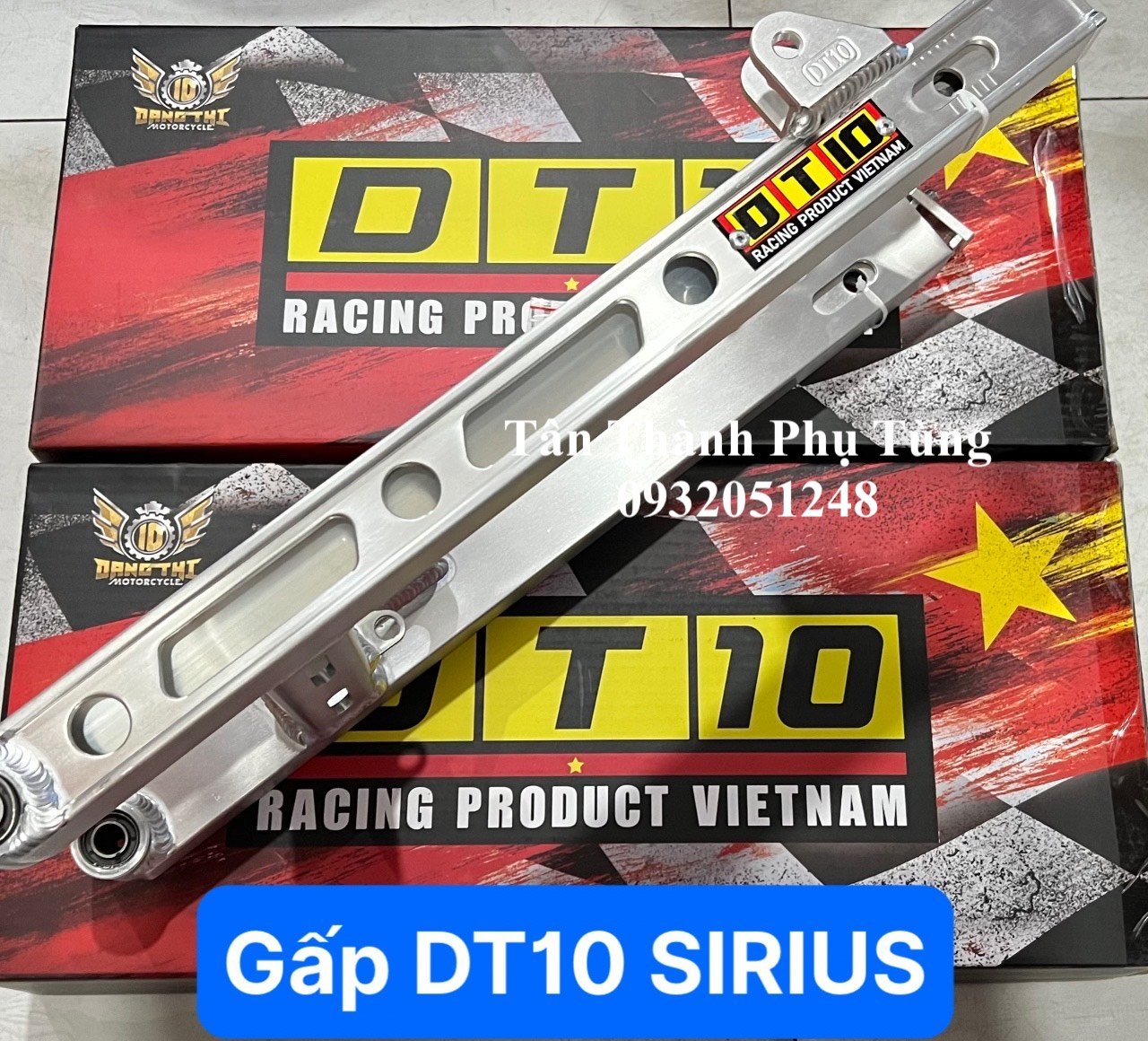Gấp nhôm DT10 gắn dành cho Sirius