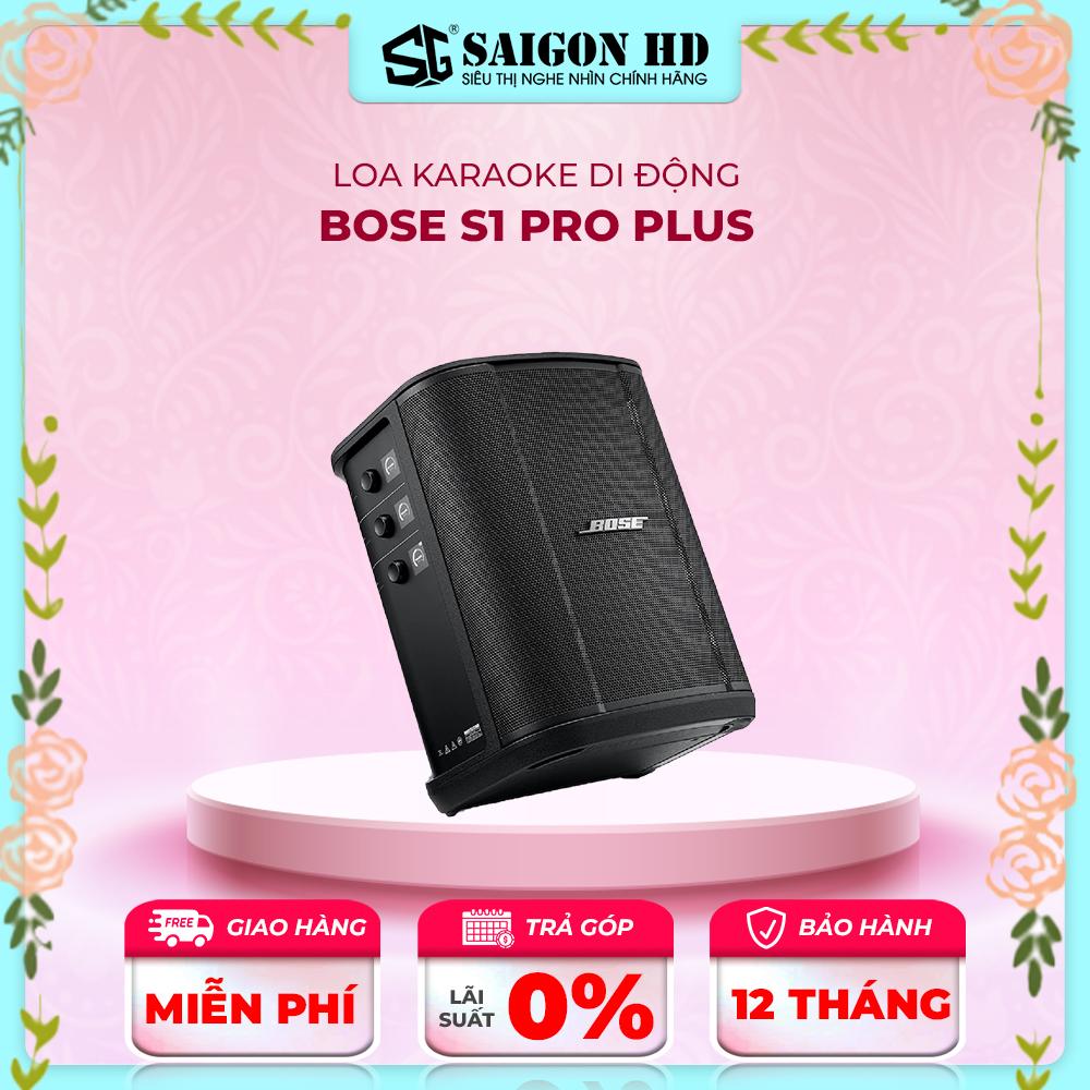 Loa karaoke bluetooth di động Bose S1 Pro Plus - Hàng chính hãng