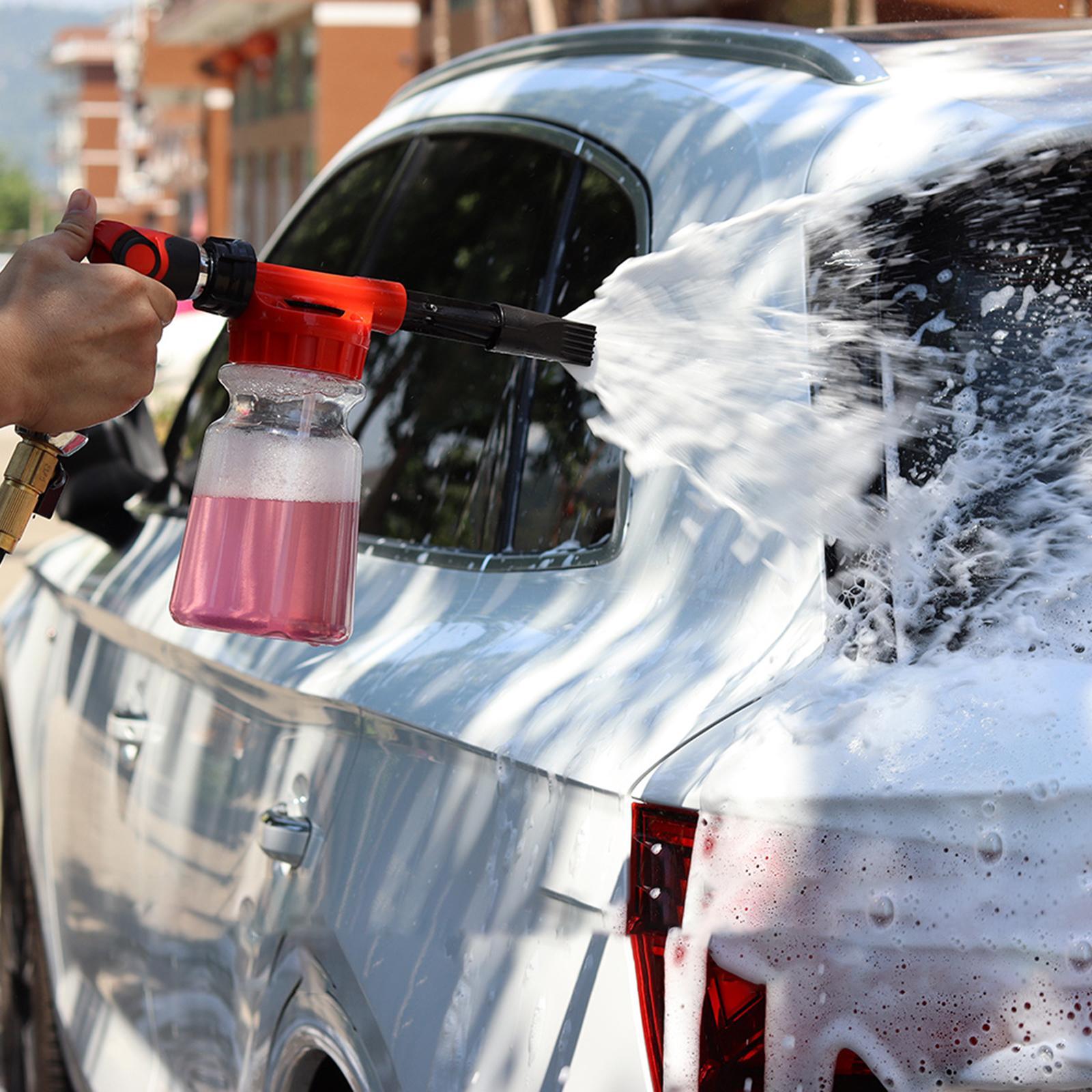Soap Sprayer Bottle 1L High Pressure Foam Sprayer for Watering Lawn Automotive Detailing