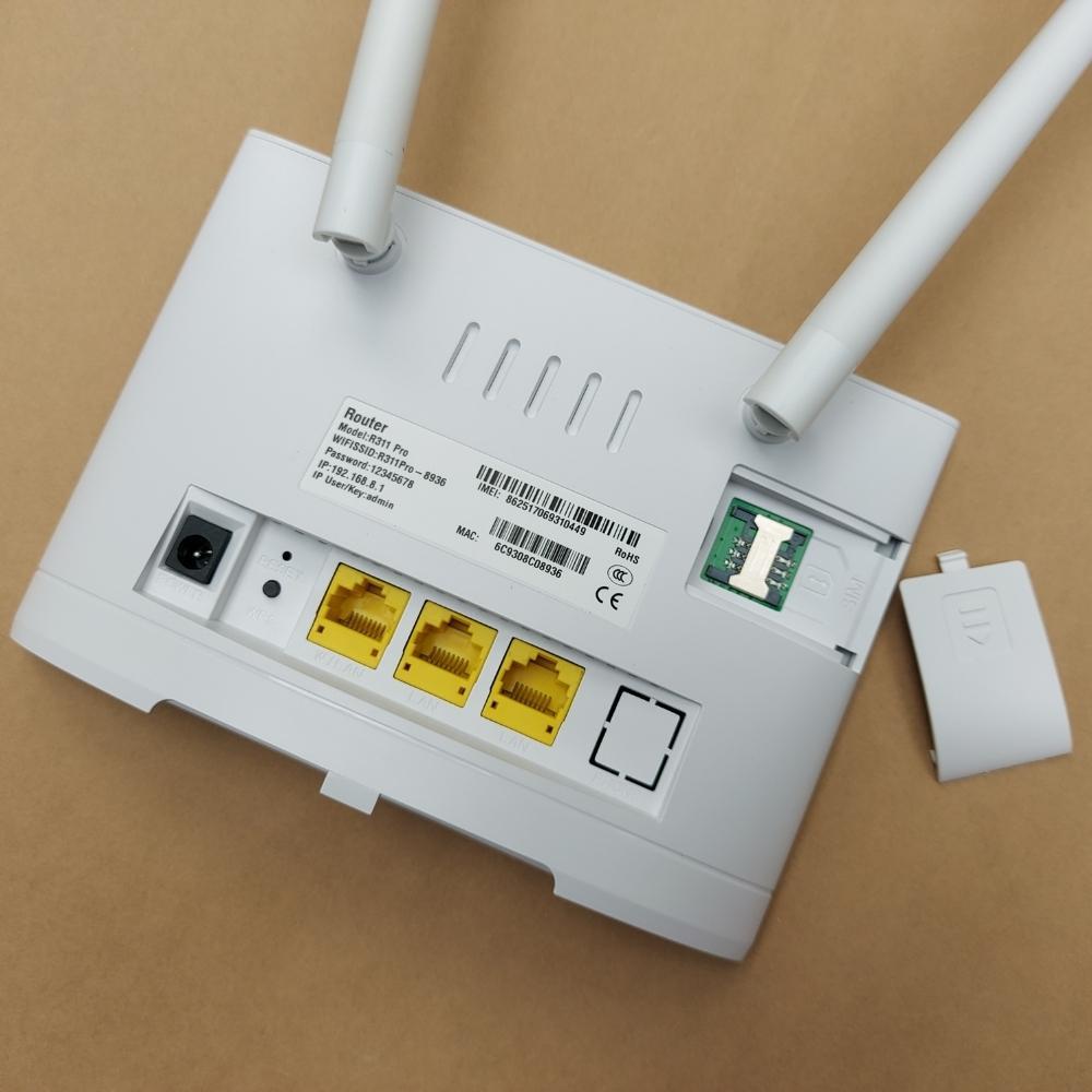 Bộ Phát Wifi 3G 4G CPE R311 Pro- 300Mb 3 Cổng LAN, Hỗ Trợ 16 Thiết Bị Chuyên Lắp Xe Khách, Văn Phòng