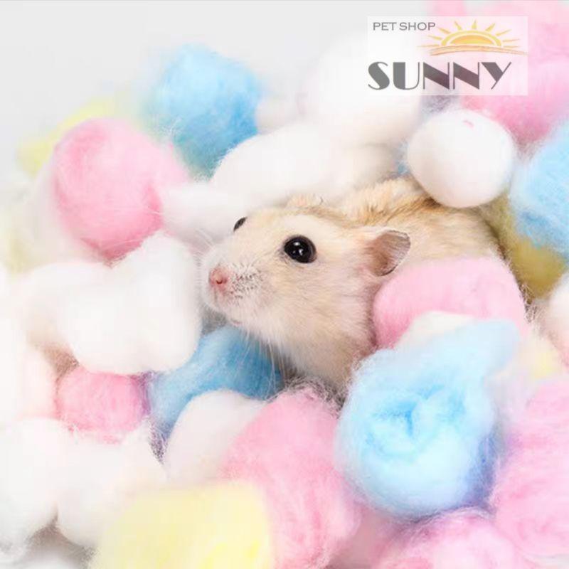 Nệm gòn lót ổ giữ ấm, trang trí nhà ngủ hamster, sóc