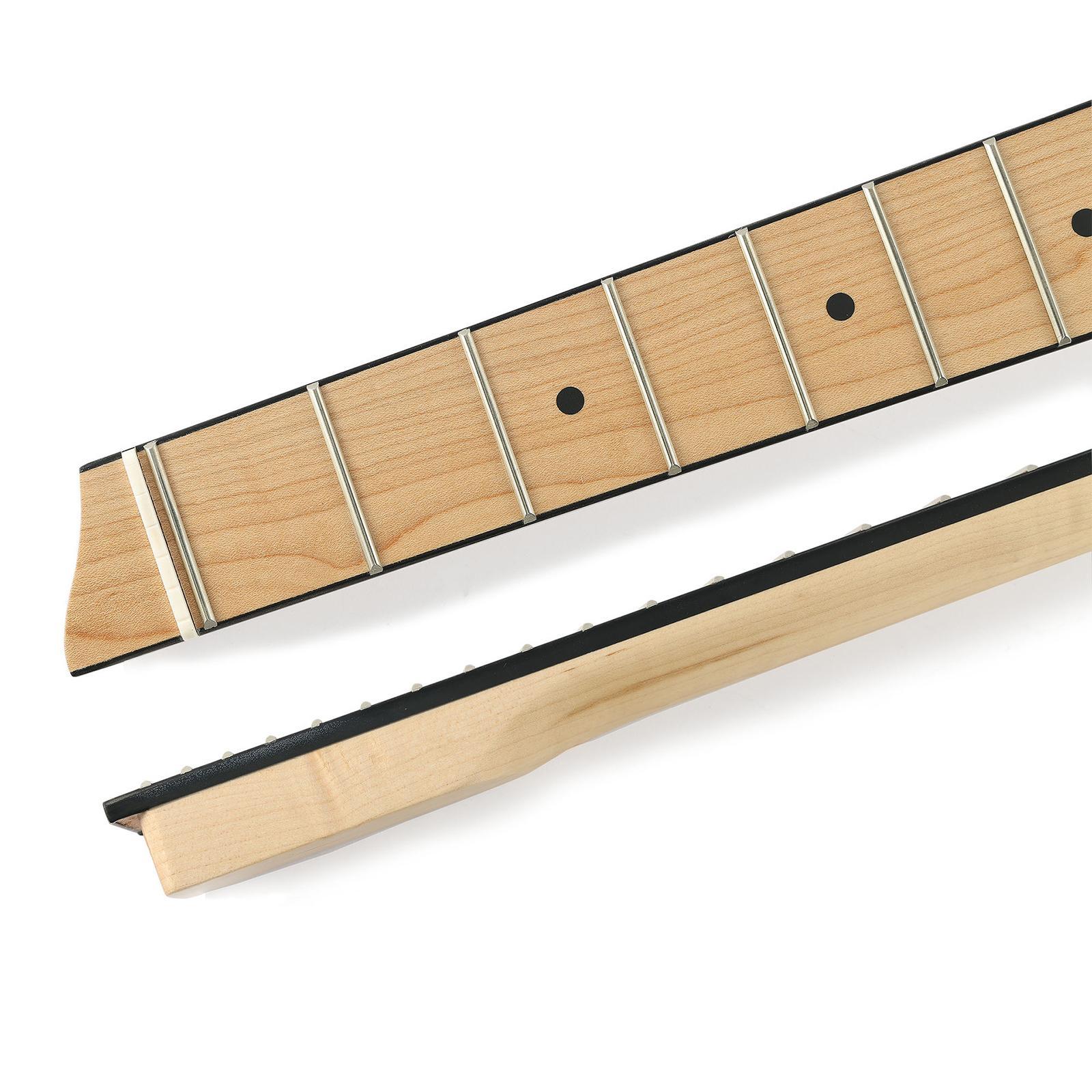 25 Frets Guitar Neck Electric Guitar Neck 6 Strings for DIY Guitar Travel Guitar