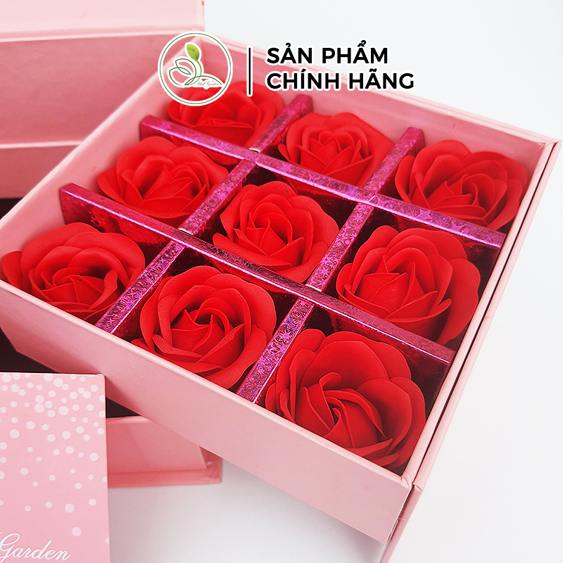 Set Quà Tặng Mini Garden Pink Rose Giftset - With Love Giftset Cực Xinh PV987