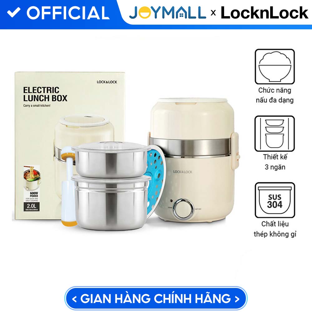 Hộp Cơm Điện Lock&Lock EJR226IVY (2 Lít)