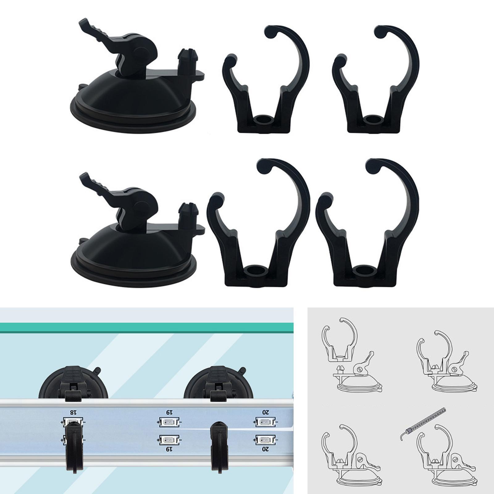 Aquarium Accessories Aquarium Heater Suction Cups Clips Airline Tube Clamps Replacement Fish Tank Hose Holder Clips Light