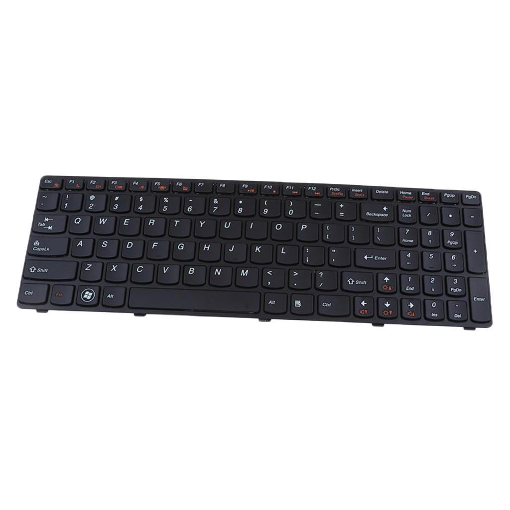 For  Z570 V570 B570 Laptop Standard US English Layout Keyboard Black