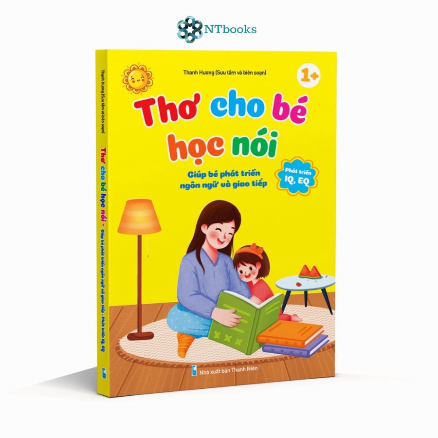 Sách Thơ Cho Bé Học Nói - Giúp bé phát triển ngôn ngữ và giao tiếp - Bìa Cứng