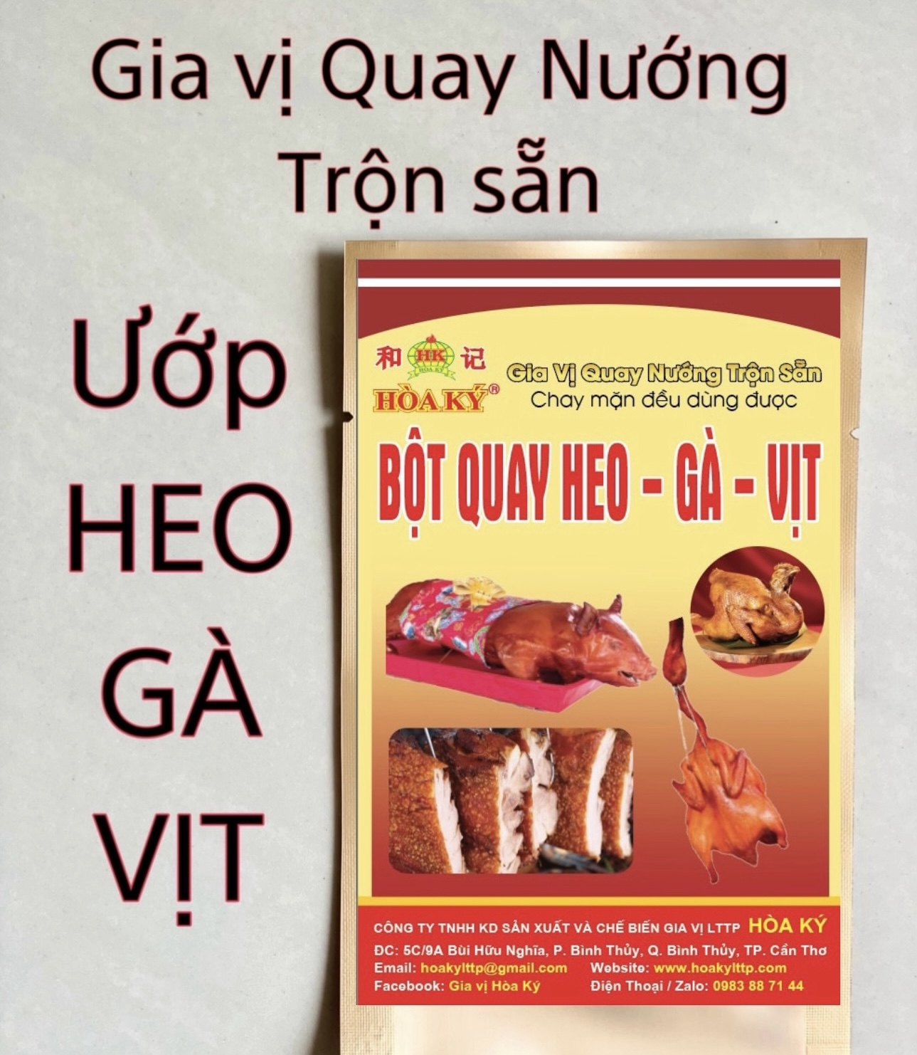 BỘT QUAY HEO Trộn Sẵn 100gr