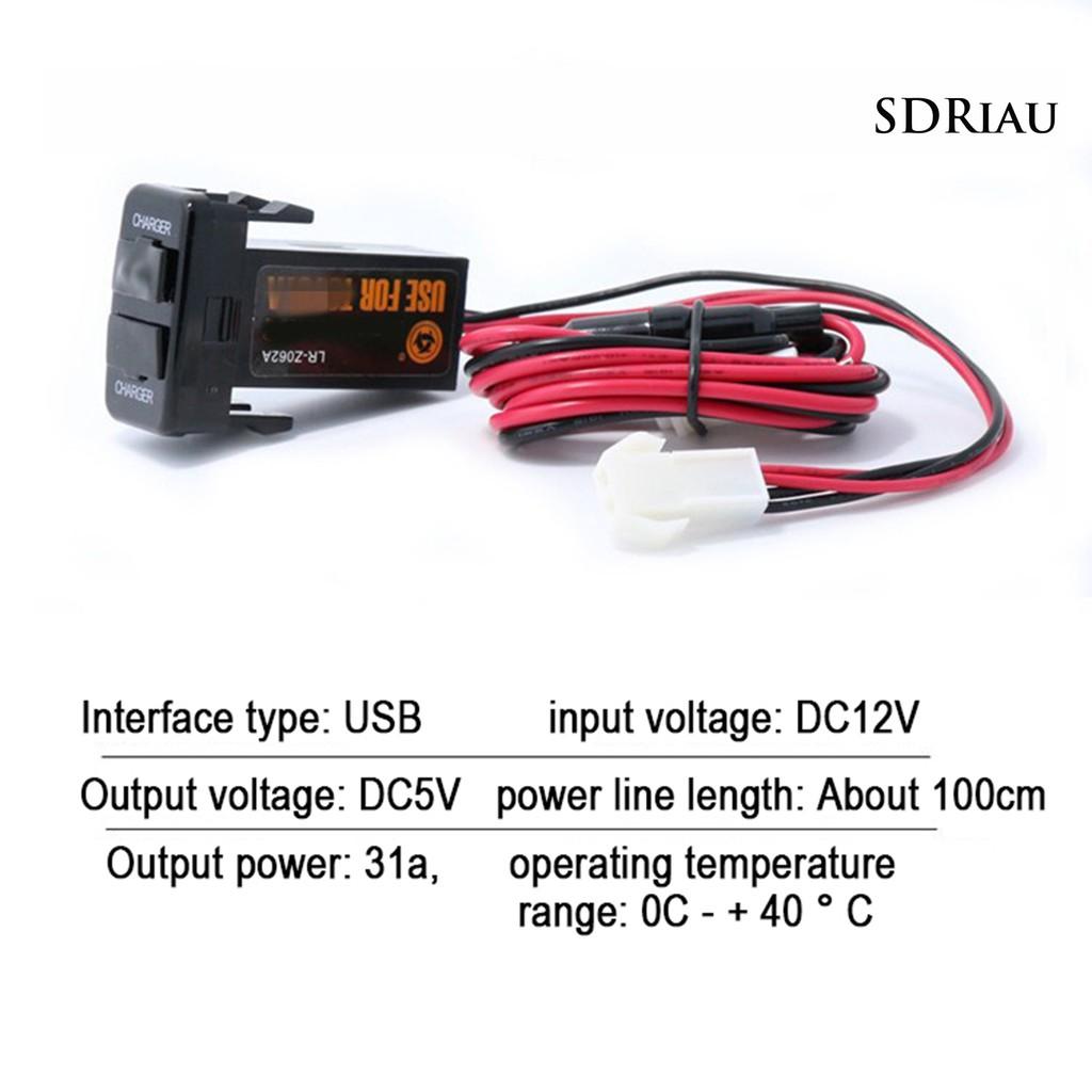 Đầu Sạc Usb Qc 3.0 Cho Xe Toyota / Honda