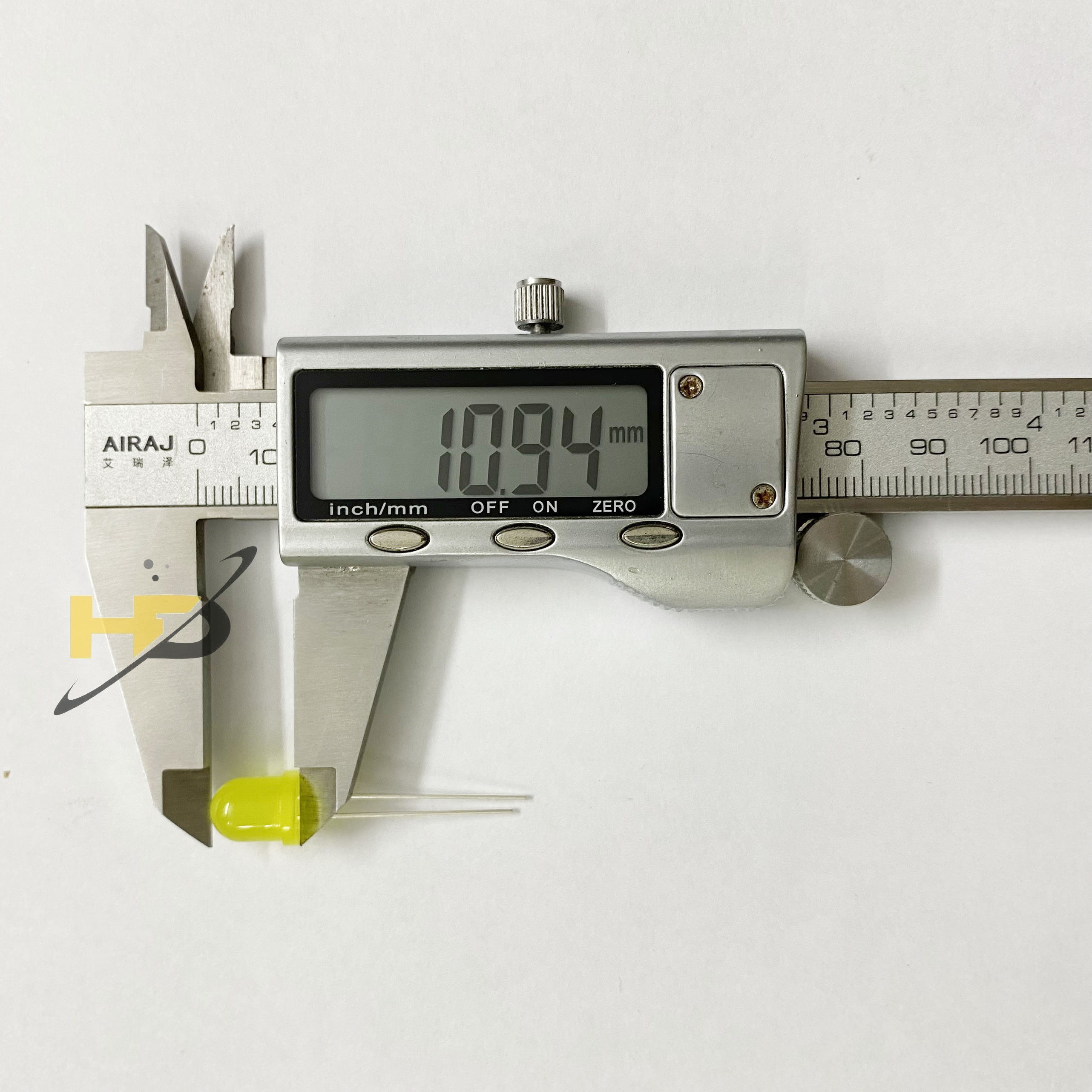 Đèn Led 8mm Đầu Tròn Màu Vàng Đục Siêu Sáng