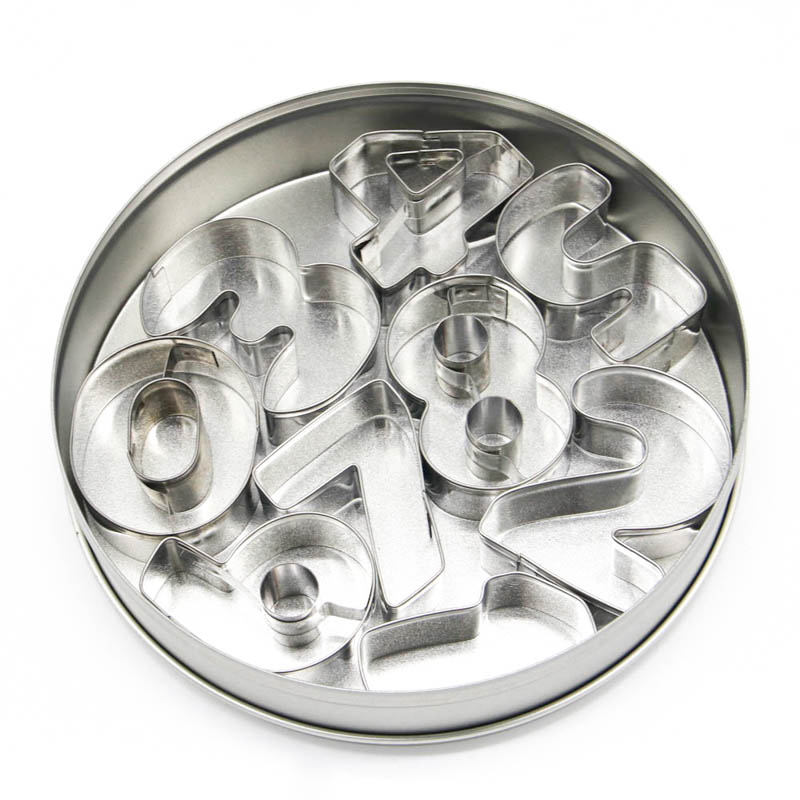 Bộ 9 Khuôn Làm Bánh Cutlery-Pro Hình Số 17Mm