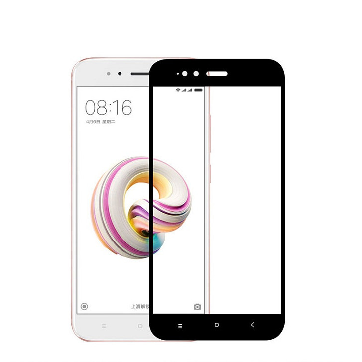 Tấm dán cường lực full màn hình 5D dành cho Xiaomi Mi 5x, Xiaomi Mi A1 ( màu ngẫu nhiên )