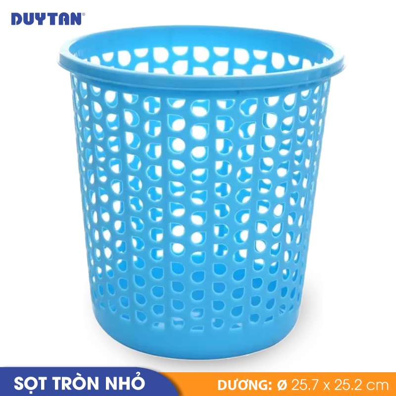 Sọt tròn nhỏ nhựa Duy Tân - 20779 - Giao màu ngẫu nhiên - Hàng chính hãng
