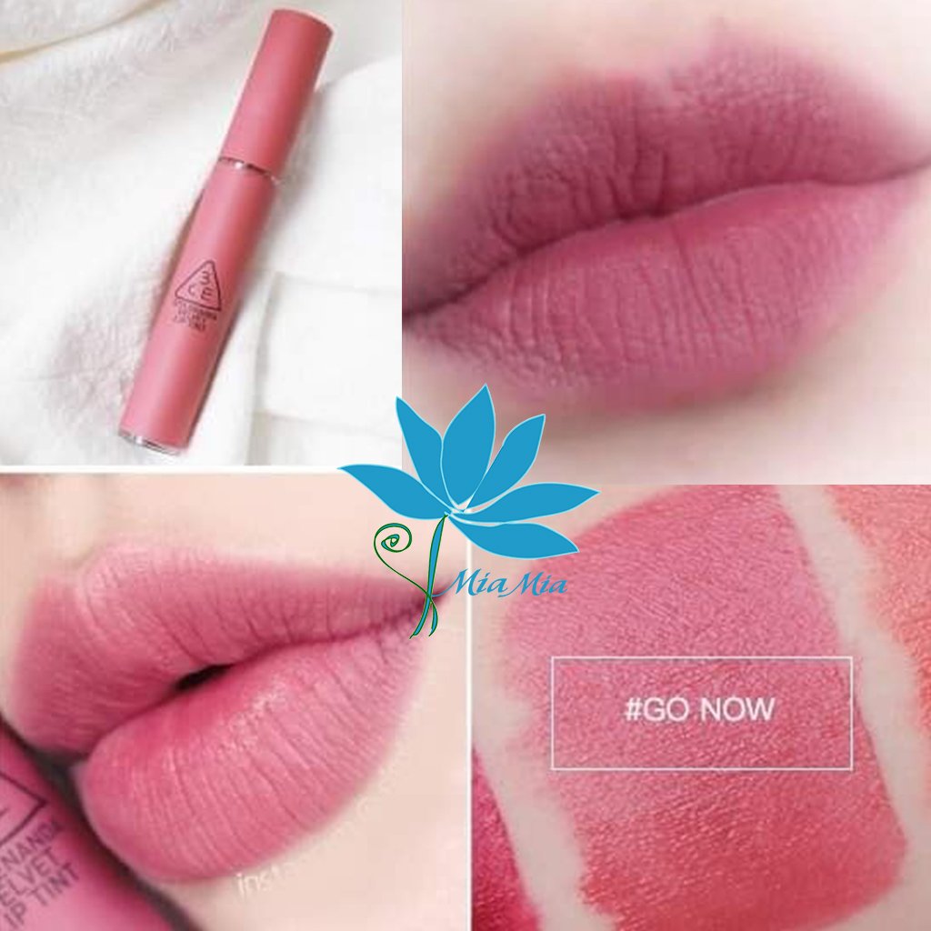 Son 3CE Velvet Lip Tint 4g Son Kem Lì Daffodil Taupe Definition Bitter Hour Like Gentle New Nude Chuẩn màu Đẹp