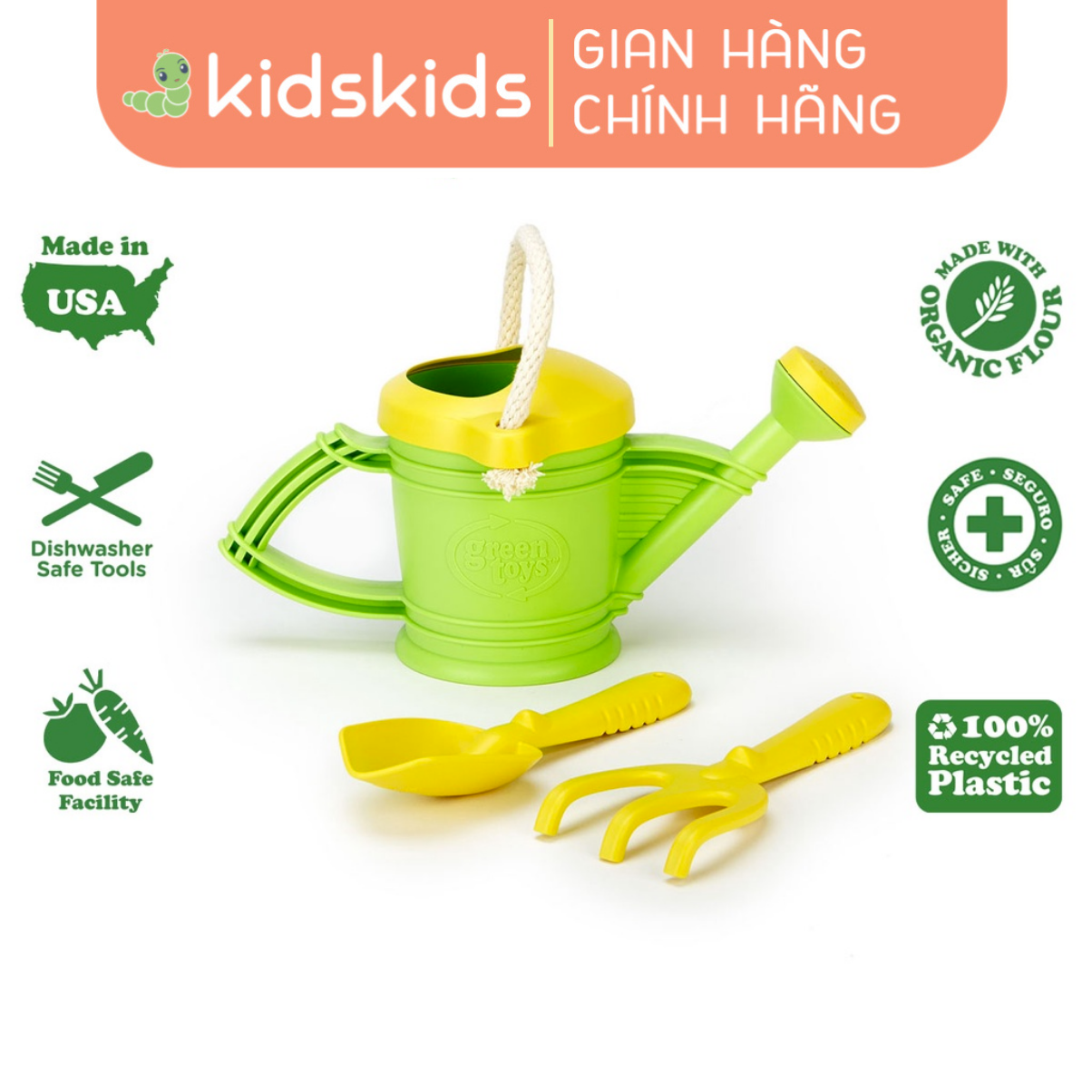 Bộ Đồ Chơi Tưới Nước Green Toys Cho Bé Từ 18 Tháng