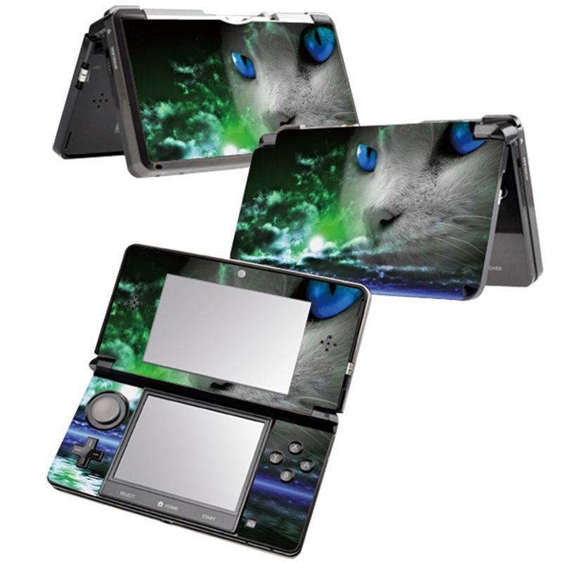 Miếng Dán 3DS DIY Bảo Vệ Máy Chơi Game Mario Pikachu Hatsune PSP