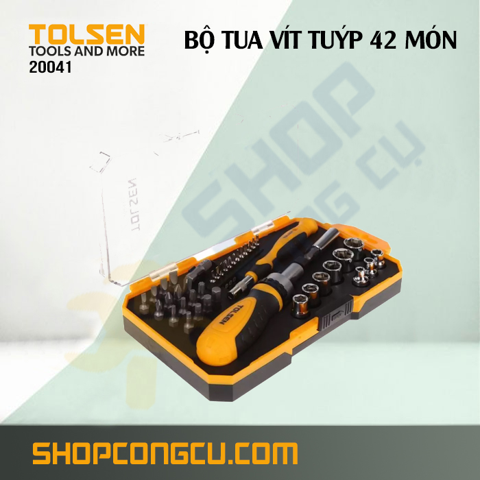 Bộ tua vít tuýp 42 món Tolsen 20041