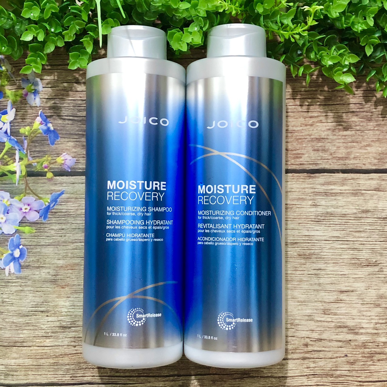 BỘ DẦU GỘI XẢ DƯỠNG ẨM JOICO MOISTURE RECOVERY FOR DRY HAIR CHO TÓC KHÔ 1000ML*2 (USA)