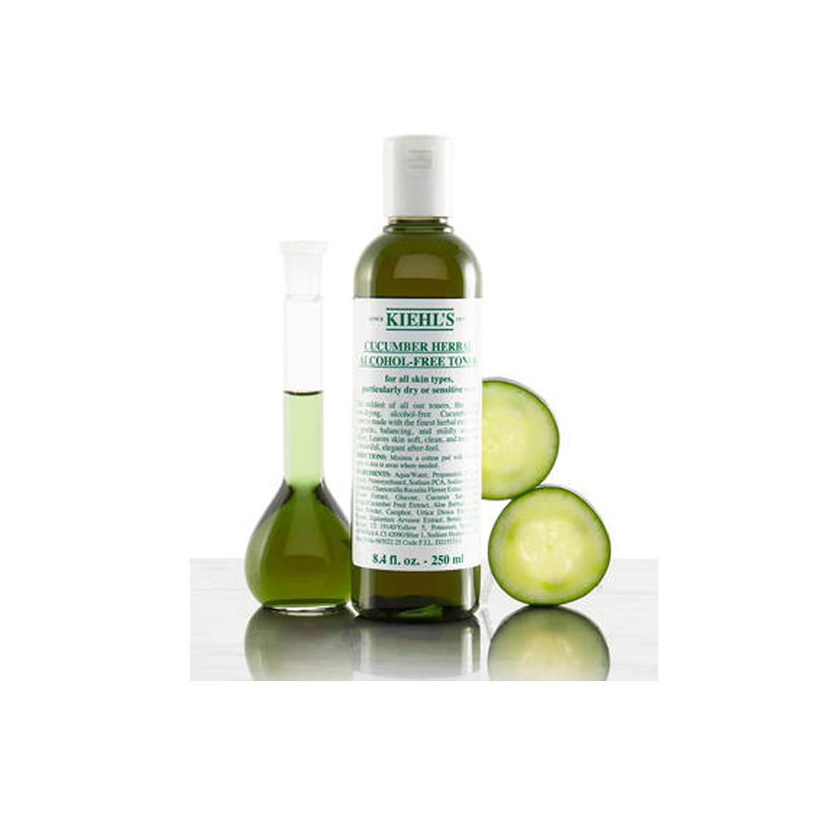 Nước cân bằng Kiehls Cucumber Herbal Alcohol - Free Toner - 250 ml