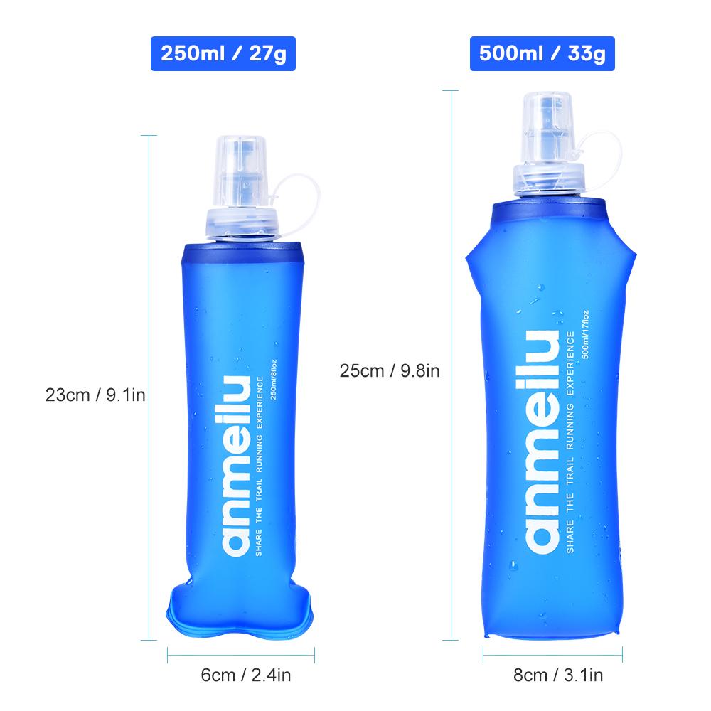 Bình mềm đun nước Thể thao ngoài trời 250ml/500ml