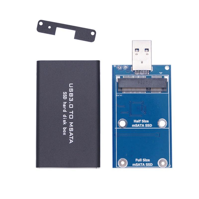 Hộp Đựng Ổ Cứng Ngoài MSATA - USB 3.0 - MSATA SSD USB3.0 - MSATA M2 SSD HDD Ốp