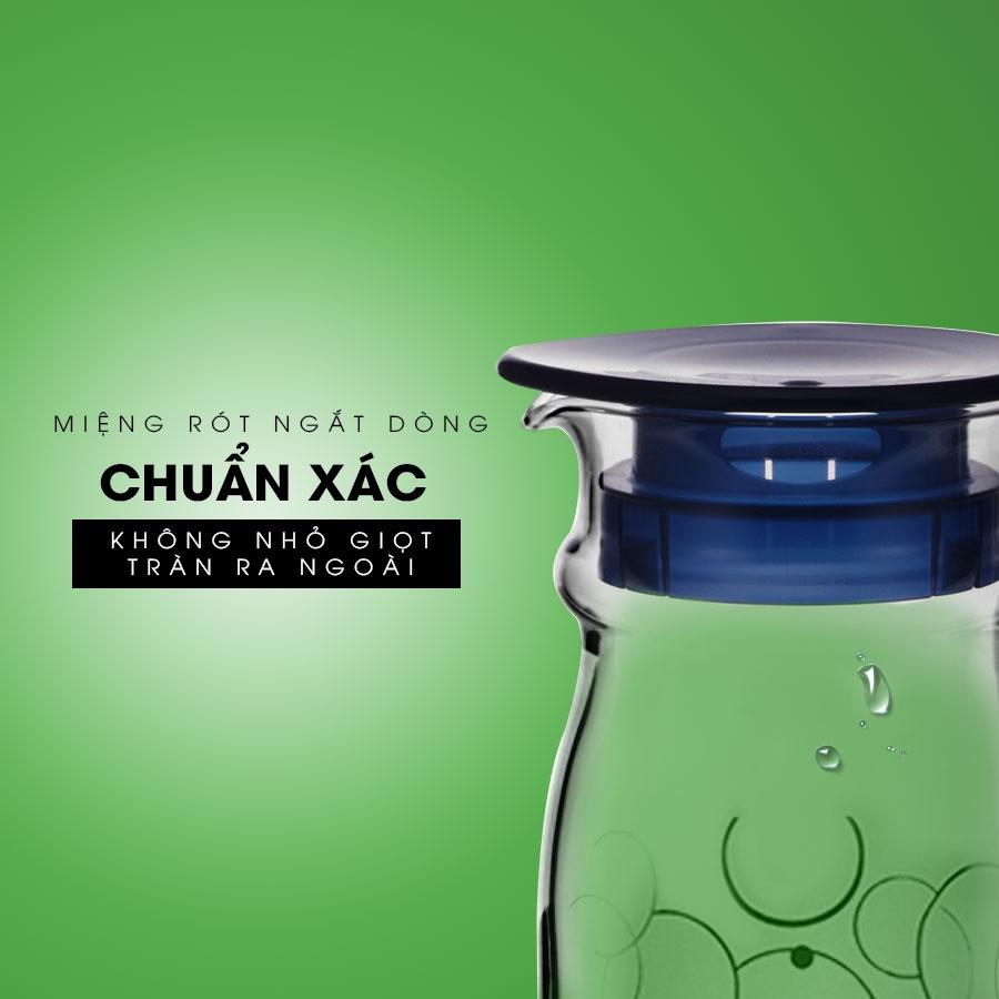 Bình nước thủy tinh chịu nhiệt Iwaki 1.3L