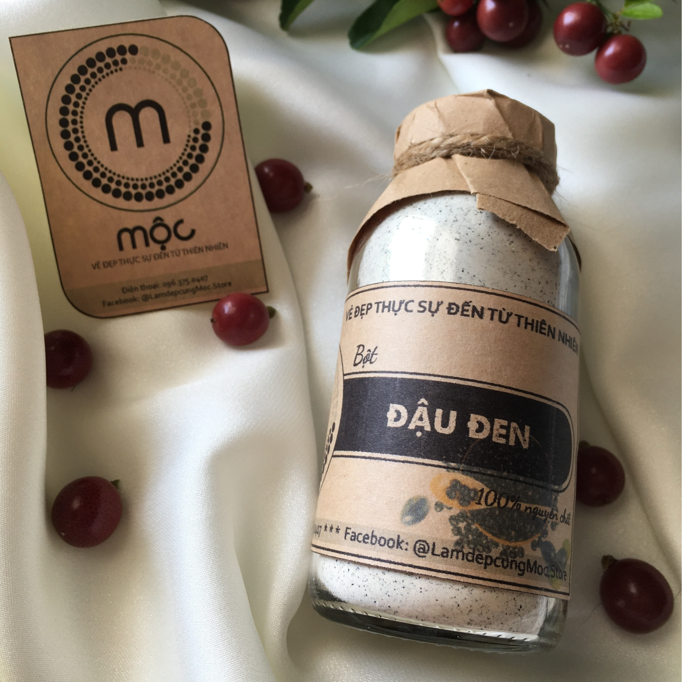Bột đắp mặt Đậu Đen dưỡng ẩm nguyên chất 200ml