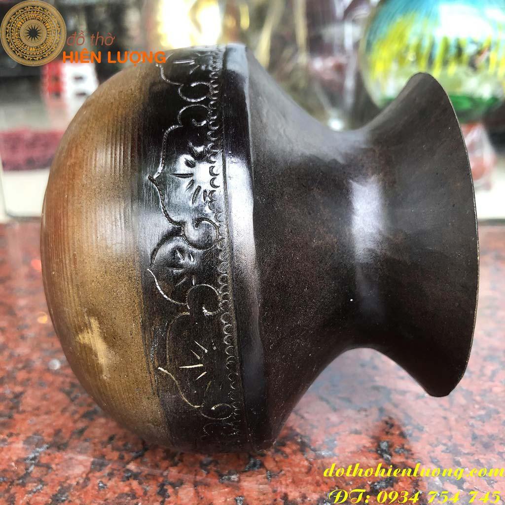 Ống Đựng Bã Trầu Bằng Đồng