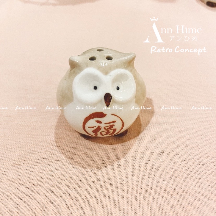 Lọ Đựng Gia Vị Muối Tiêu & Đựng Tăm Bằng Sứ Nhập Khẩu Nhật Bản