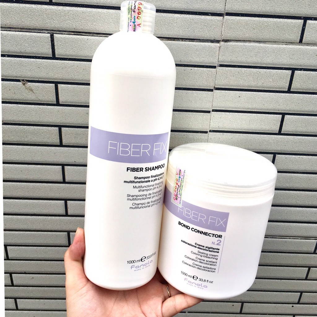 Dầu gội phục hồi tóc chuyên sâu Fiber Fix N.3 FANOLA Shampoo 1000ml