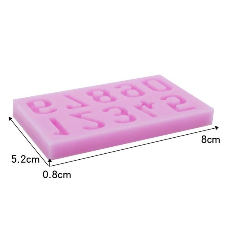 Khuôn silicon Chữ Số Làm Nến