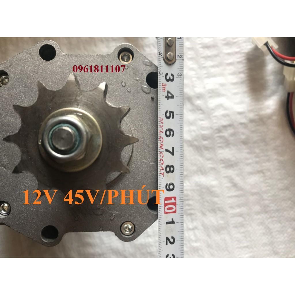 Motor giảm tốc 12V 600W 45 vòng phút