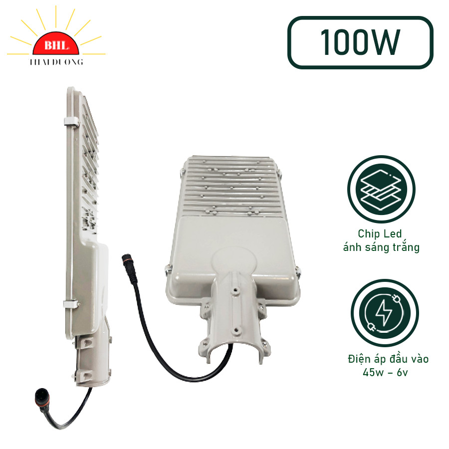 Đèn Đường Năng Lượng Nhiều Bóng 100W