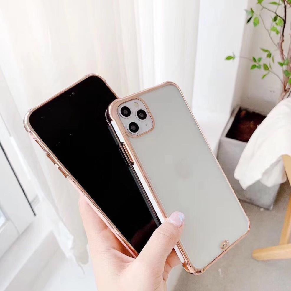 Ốp Điện Thoại Nhám Viền Xi 6D Cho IPHONE 7/8, 7Plus/8Plus, X/Xs, XR, XsMax,11Pro, 11, 11ProMax