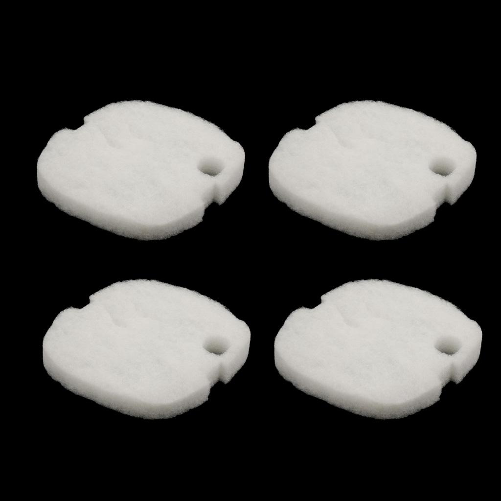 4Pcs Fish Tank External Filter Bucket Replacement Filter Cotton