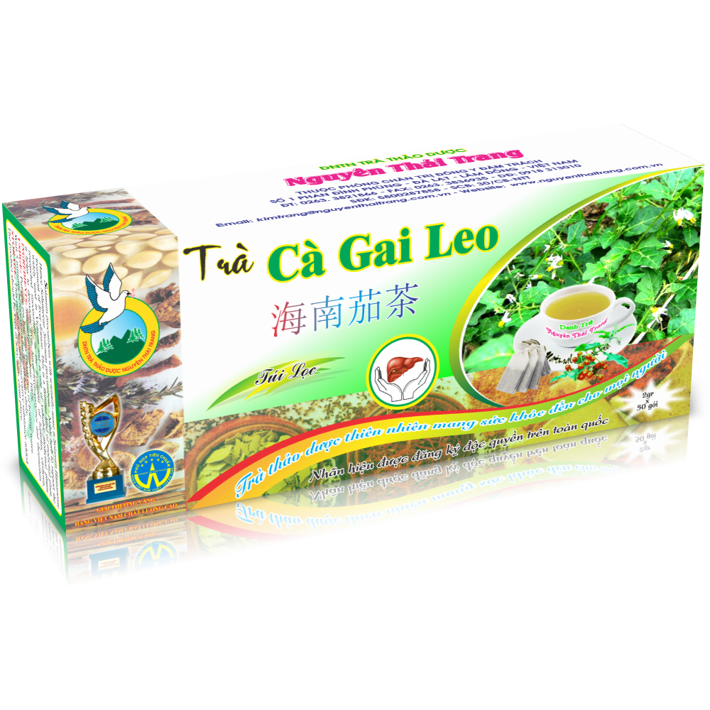 Trà Cà Gai Leo Giải Độc Gan Nguyên Thái Trang (2g x 50 Gói)