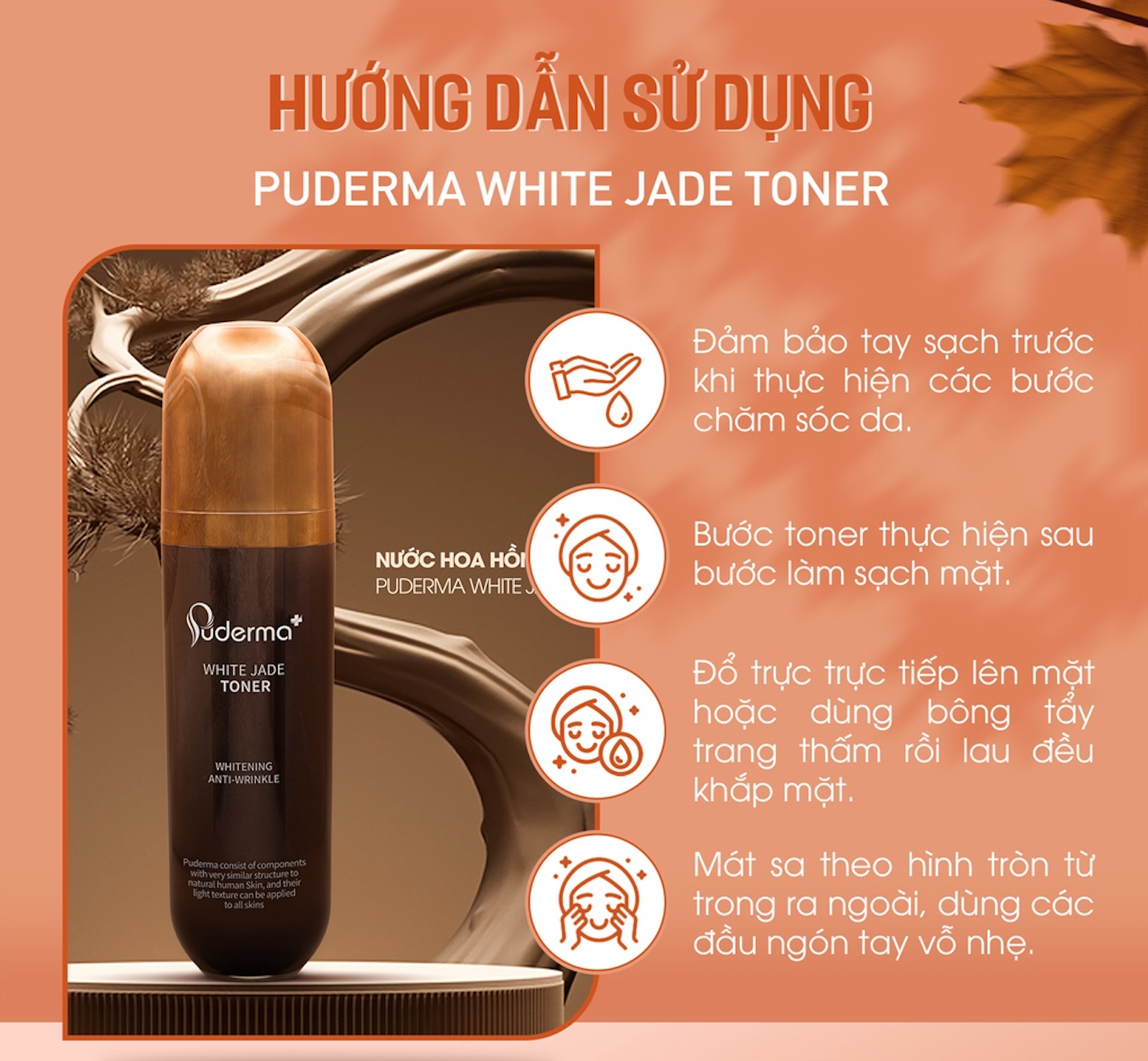 Tinh chất nước thần tái tạo Luxury Exosome Essence 100ml, phiên bản nâng cấp từ Nước hoa hồng hỗ trợ mờ nám Puderma White Jade Toner 100 ml: chống lại sự lão hóa da, giảm sự hình thành các nếp nhăn.